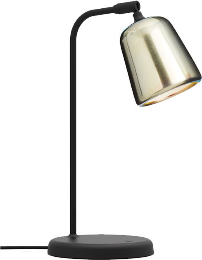 Material bordlampe Yellow steel