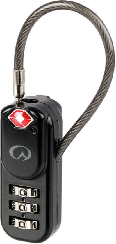 Lås M/kode Tsa Zipper Lock Sort 1