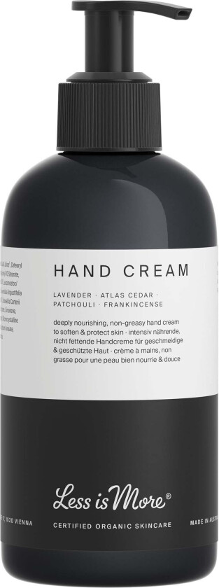 Less Is More Organic Hand Cream Lavender 250 ml