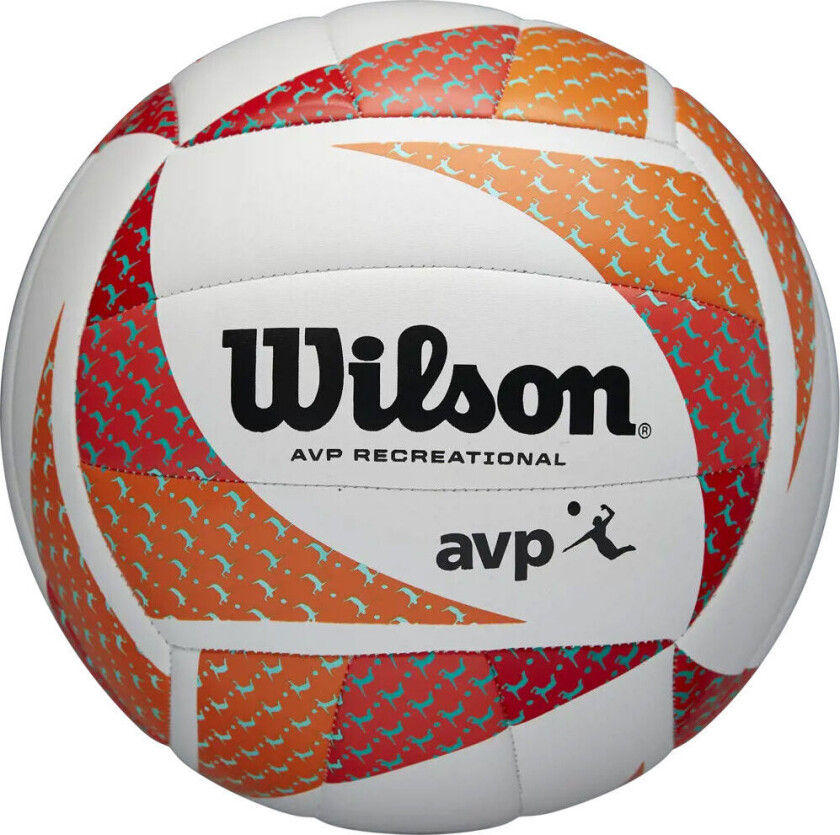 Avp Style Volleyball Orange/White OS