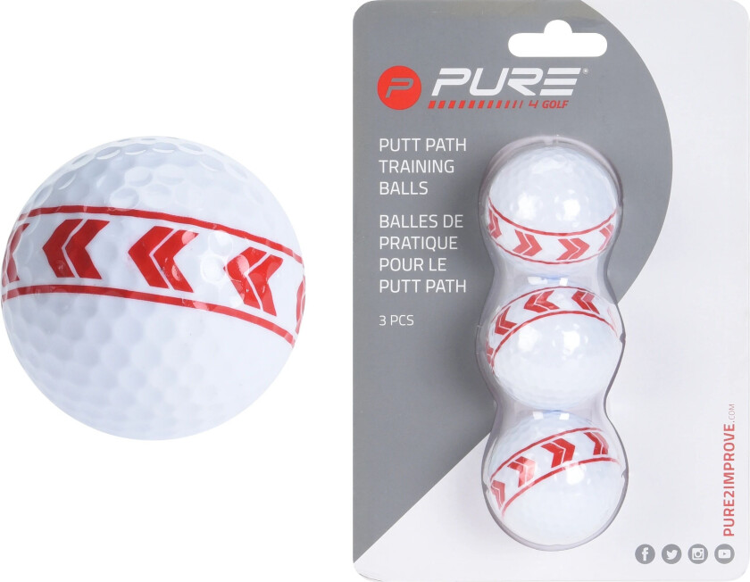 Pure2improve Align Golfballer 3stk