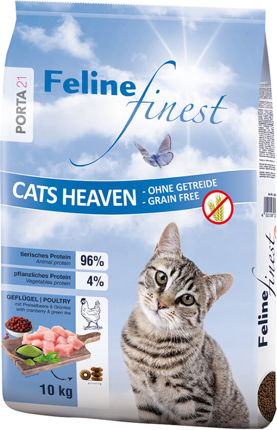 Feline Finest Cats Heaven - Økonomipakke: 2 x 10 kg