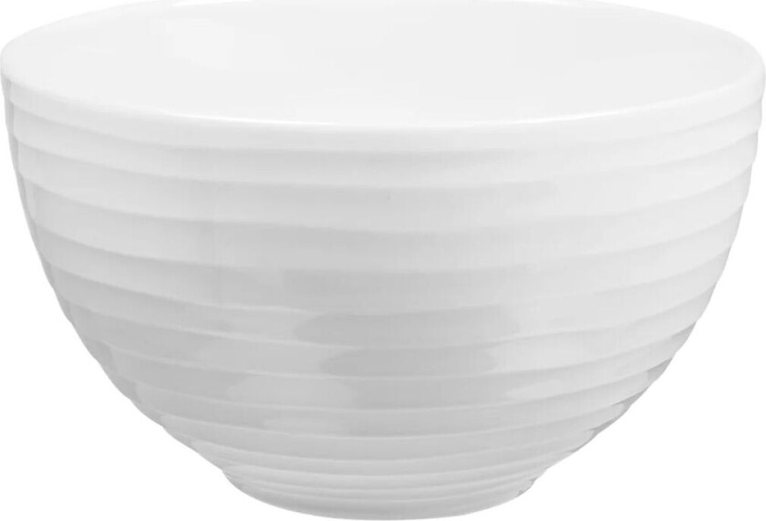 Blond skål stripe hvit