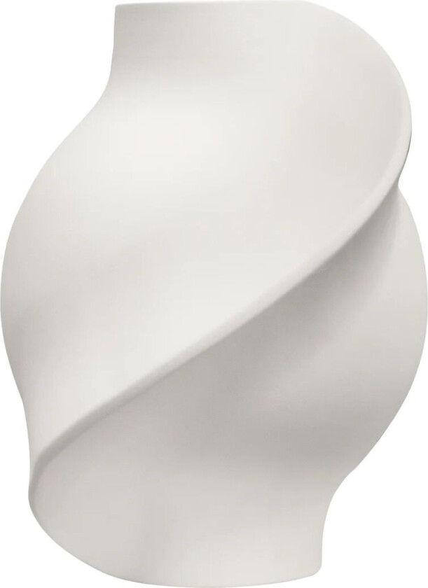 Pirout vase 01 22 cm Raw White