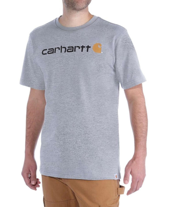 Men's Core Logo T-Shirt Short Sleeve XXL, Heather Grey