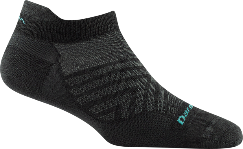 Women's Run No Show Tab Ultra-Lightweight Black Medium, Black