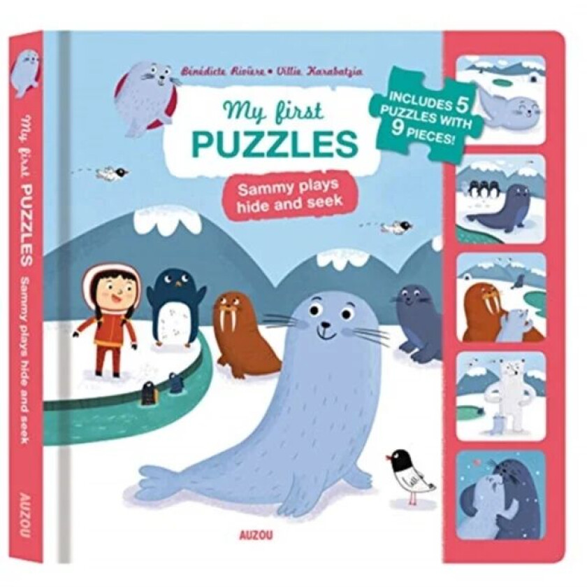 My First Puzzles: Sammy Plays Hide and Seek av Benedicte Riviere