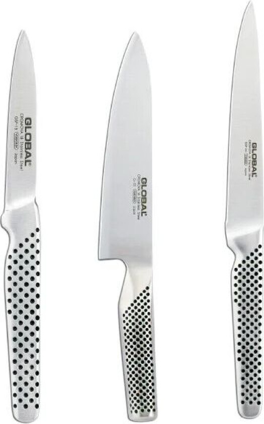 G-551524 knivsett, 3 kniver Rustfritt stål