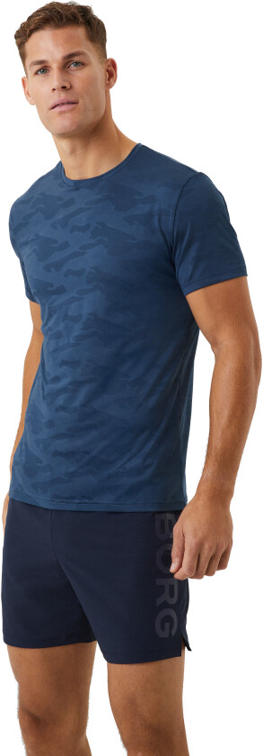 Borg Performance T-Shirt Herre Bl/Sargasso Sea XL