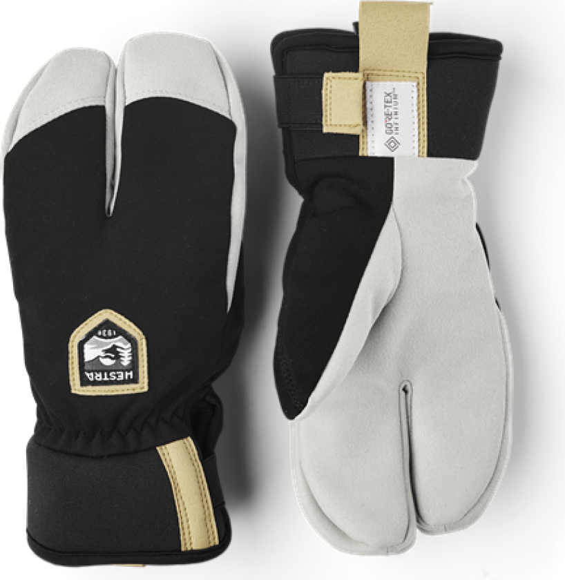 Wool Terry Mitt Black Jr sort 3