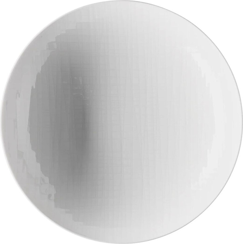 Mesh dyp tallerken 25 cm hvit