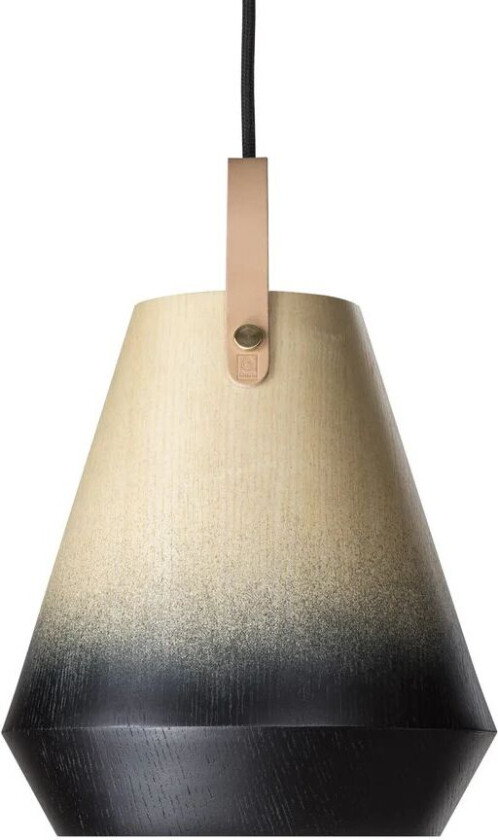 Konkret takpendel Askefinér, naturfarget skinnrem