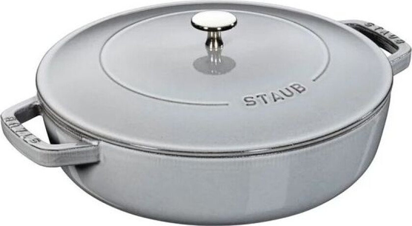 Cocotte Chistera Sautépanne Grå 28 cm 3,7 l