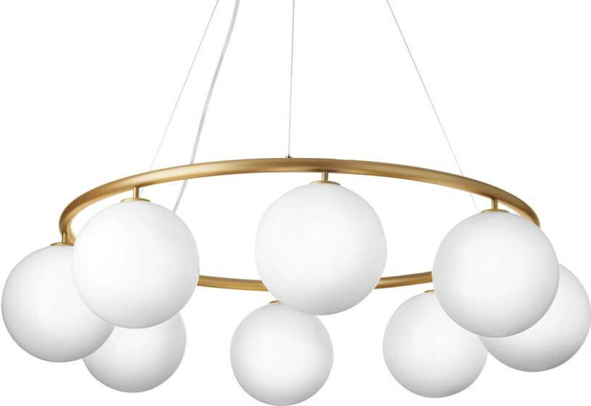 - Miira 8 Circular Lysekrone Brass/Opal