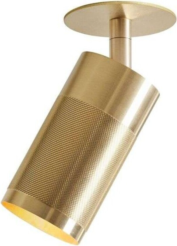 - Patrone Recessed Taklampe w/Coverplate Solid Brass