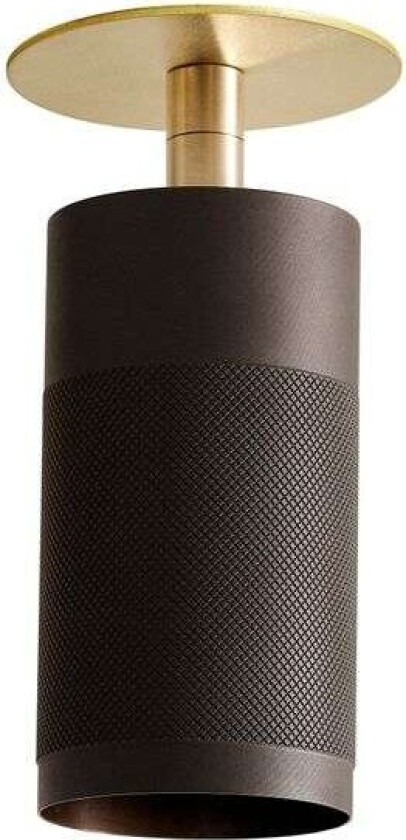 - Patrone Recessed Taklampe w/Coverplate Browned Brass