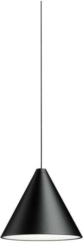 - String Light Cone 12m Svart Soft Touch Dim