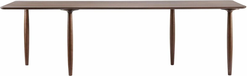 Oku spisebord 250 cm Dark smoked oak