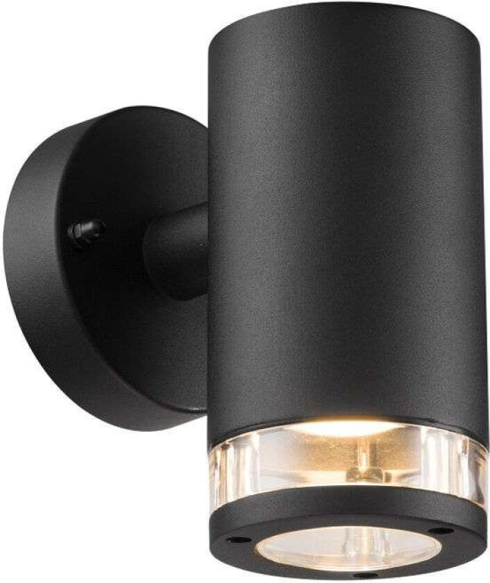 - Birk Single Vegglampe Black