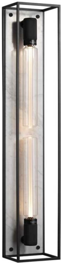 - Caged Vegglampe X-Large White Marble