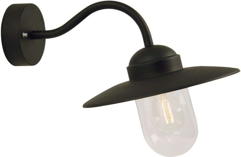 - Luxembourg Utendørs Vegglampe Black