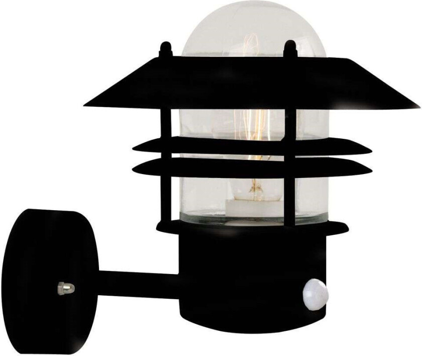 - Blokhus Up Vegglampe w/Sensor Black