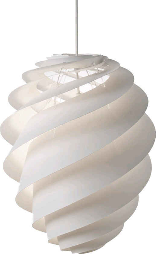 - Swirl 2 Pendel Medium Hvit