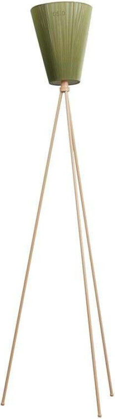 - Oslo Wood Gulvlampe Beige/Olive