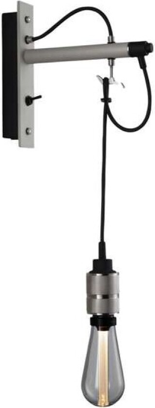- Hooked Vegglampe Stone/Steel