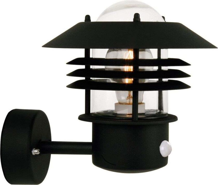 - Vejers Vegglampe w/Sensor Black