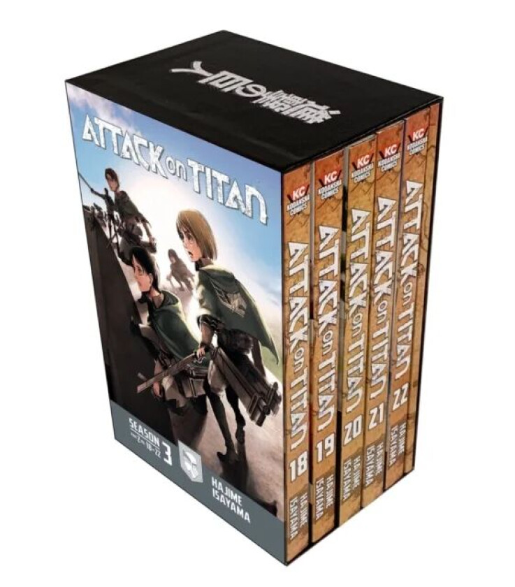 Attack On Titan Season 3 Part 2 Manga Box Set av Hajime Isayama