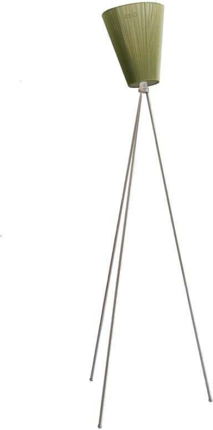 - Oslo Wood Gulvlampe Stål/Olive