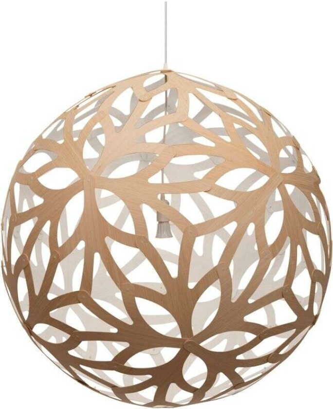 - Floral Pendel Ø80 Hvit 1 Side