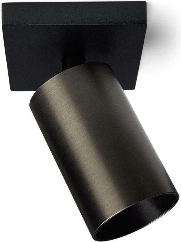 - SpotOn 1 Tak-/Vegglampe Black/Titanium