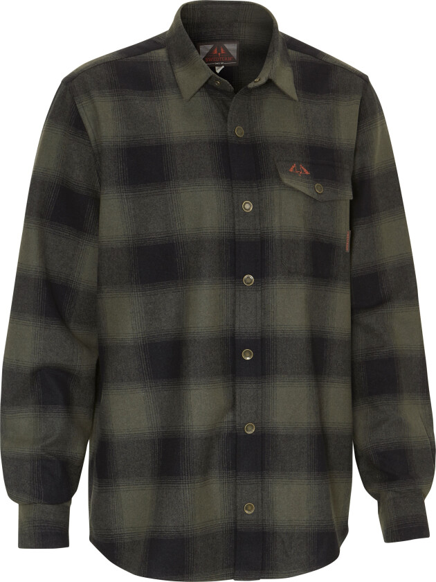 Men's Lynx Wool Shirt M, Green