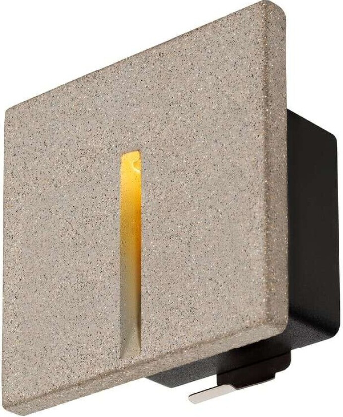- Concreto LED Utendørs Innbyggings Vegglampe Vertical IP65 Light Grey