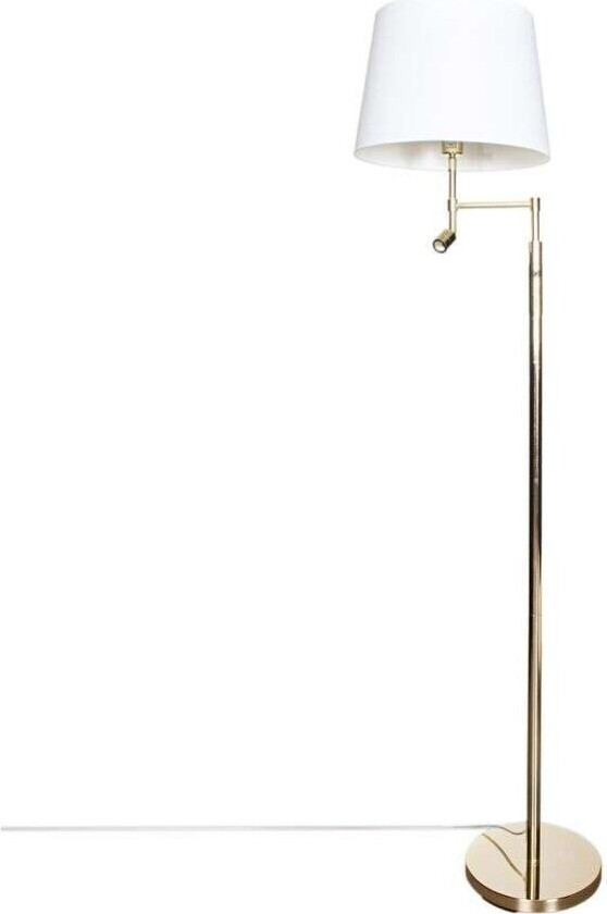 - Orlando Gulvlampe Brass/White