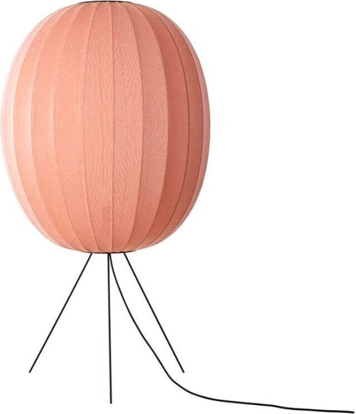 - Knit-Wit 65 Høy Oval Gulvlampe Medium Coral