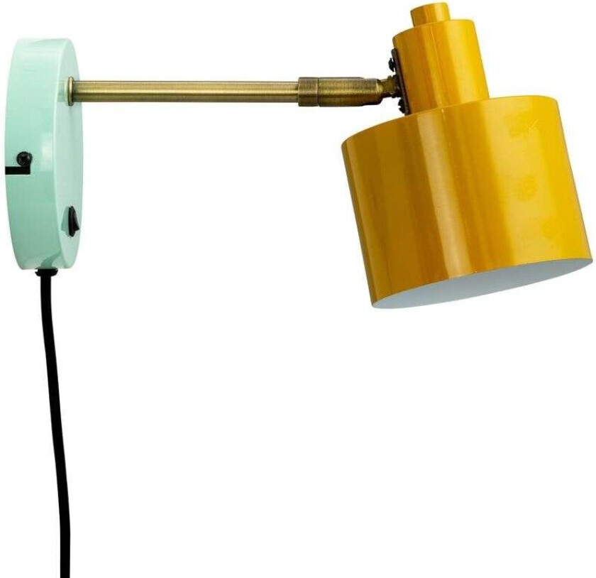 - Ocean Vegglampe Curry/Brass/Turquise