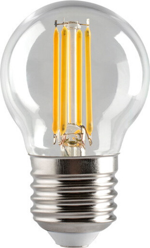 - Pære LED 5W (470lm) Krone Klar CRI90+ Dimbar E27