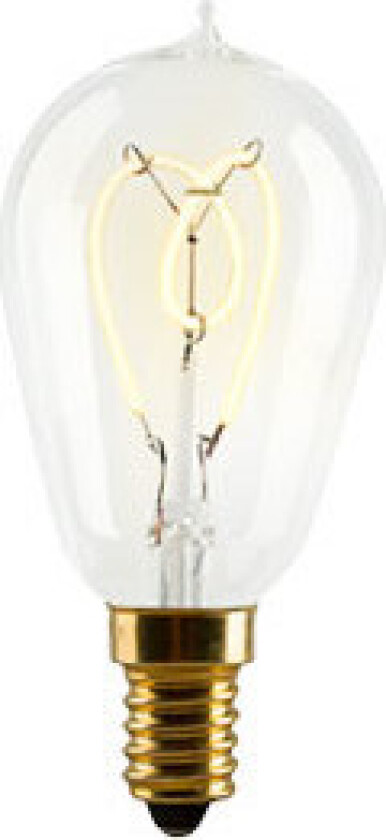 - Pære LED 2,5W (120lm) ST45 Klar CRI90+ E14