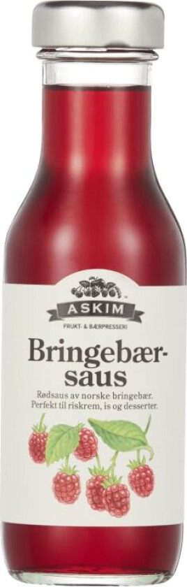 Bringebærsaus 250ml