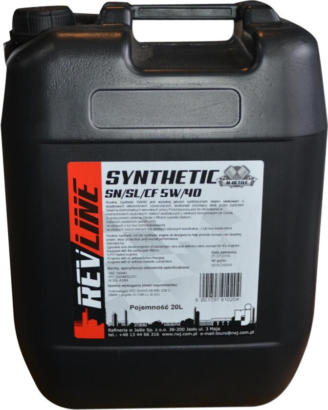 Motorolje REVLINE 5901797912376