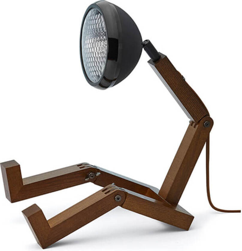 - Mr. Wattson Bordlampe Smoked Ash/Matt Black