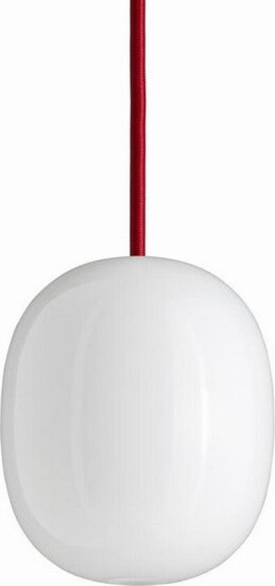 - Superæg 300 Pendel Opal/Rød ledning