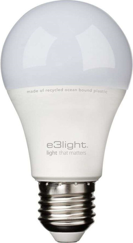 - Pære LED 9W (806lm) Recycled Ocean Bound Plastic E27