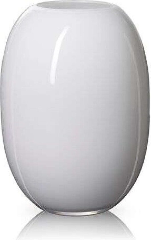 - Super Vase H16 Glass/White Piet Hein