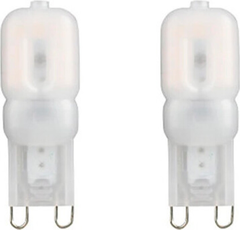 - Pære LED 2,5W (200lm) 2 pcs. G9