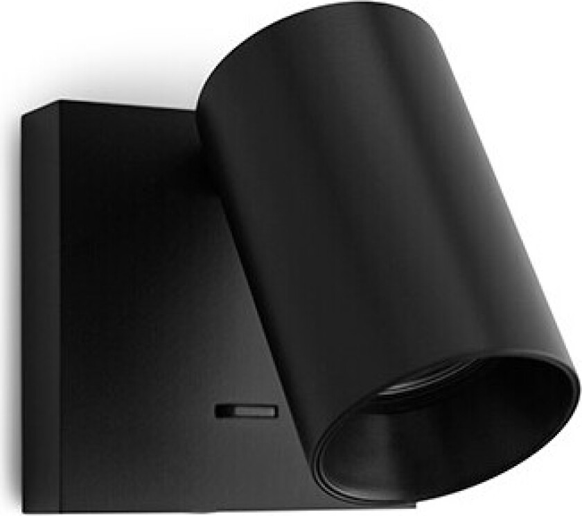 - SpotOn1 HW Vegglampe w/Switch Black