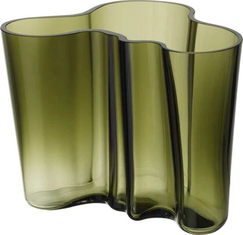 iittala Alvar Aalto vas mossgrønn 160 mm